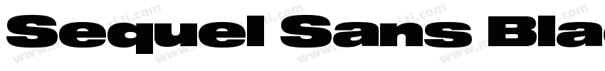 Sequel Sans Black Bo字体转换
